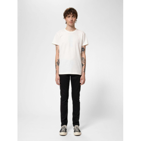 Vaquero Lean Dean Dry Everblack NUDIE JEANS