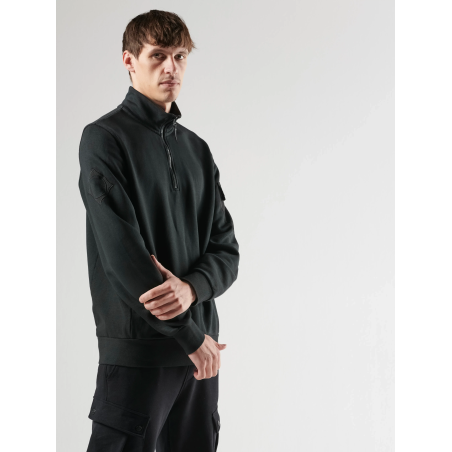 Sudadera Quarter Zip Logo MA.STRUM