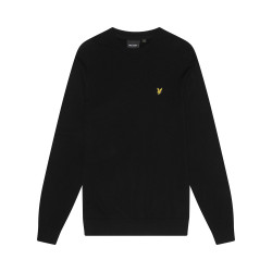 Jersey Neck Jumper Jet Black LYLE&SCOTT