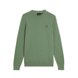 Jersey Neck Jumper Smoke Green LYLE&SCOTT
