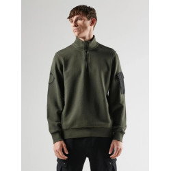 Sudadera Quarter Zip Logo MA.STRUM
