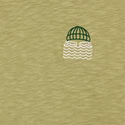 Camiseta Mini to the Sea LIchen BASK