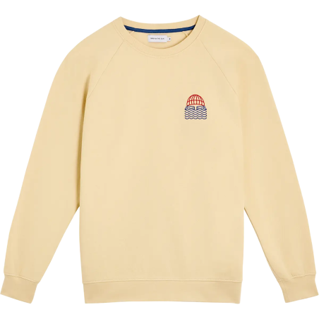Sudadera Mini to the Sea Cream BASK