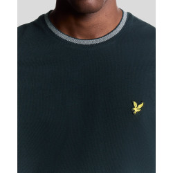 Camiseta Birdseye Half Tipped LYLE & SCOTT
