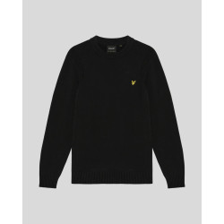 Jersey Rib Insert Crew Neck Jumper LYLE & SCOTT