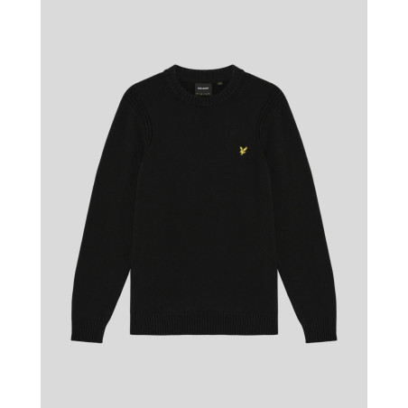 Jersey Rib Insert Crew Neck Jumper LYLE & SCOTT